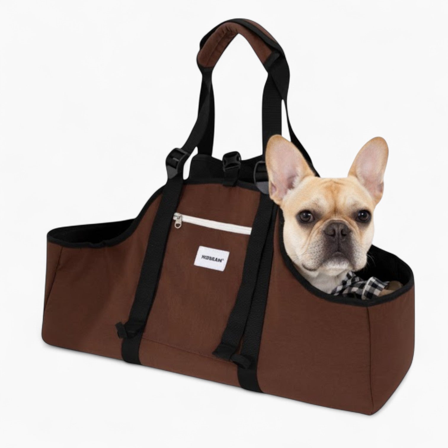 French Bulldog Lightweight Travel Sling for Outdoor Adventures-fadou
