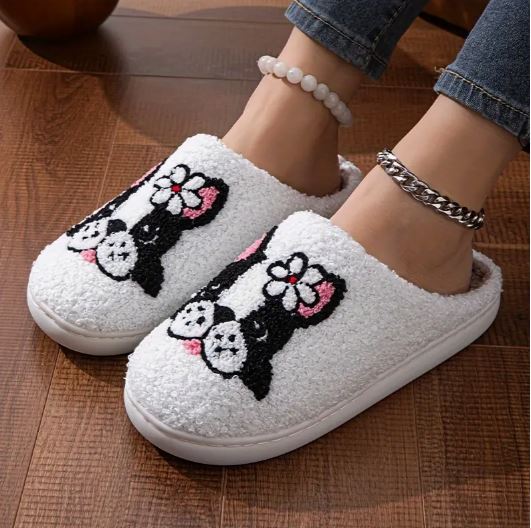 French Bulldog Adorable Cozy Slippers for Everyday Wear-fadou