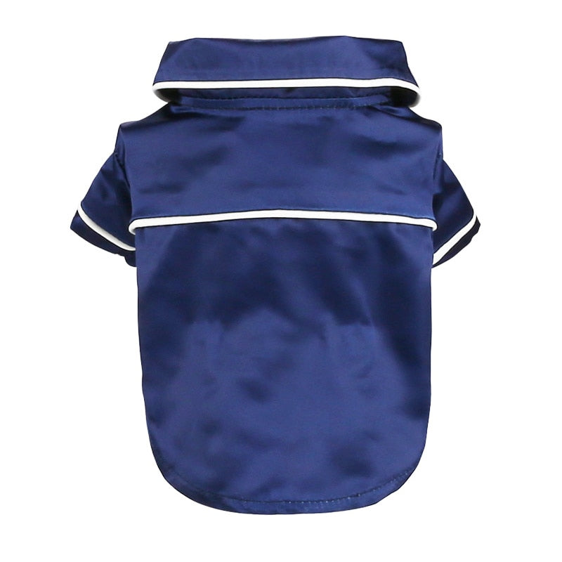 Silk French Bulldog Cozy Pajama Set for Dog Moms & Dads-fadou