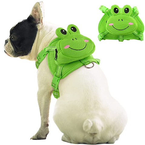 French Bulldog Backpack Harness Set for Outdoor Adventures-fadou