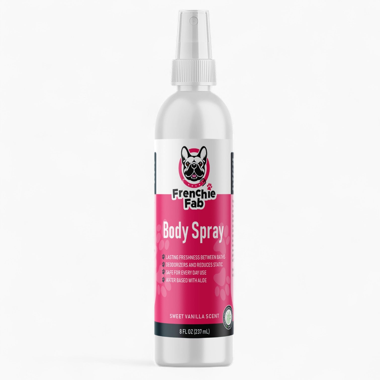 French Bulldog Body Spritz – Sweet Vanilla Scent for French Bulldogs-fadou