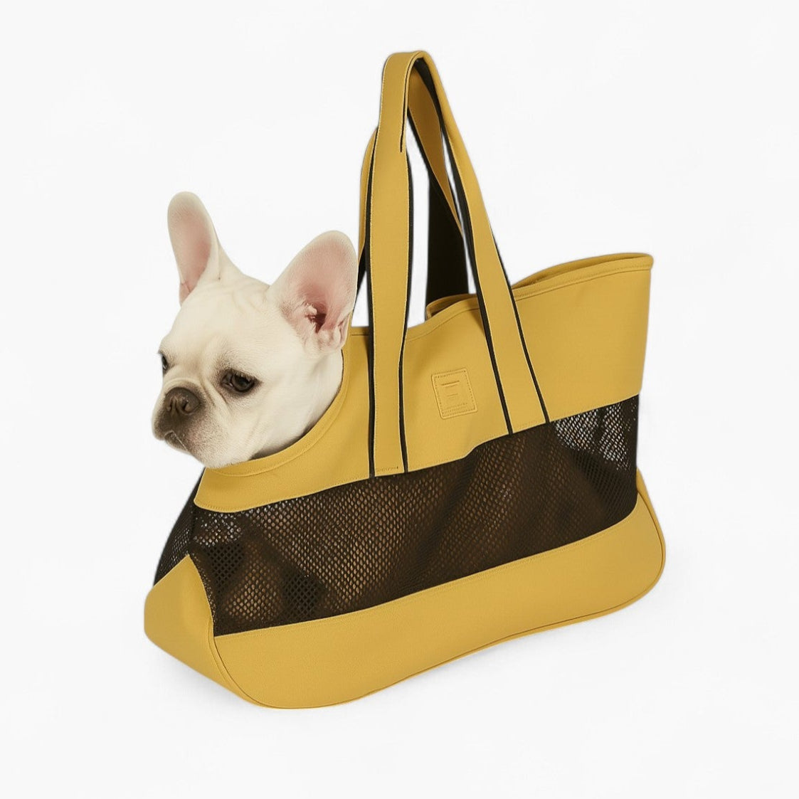 French Bulldog Breathable Pup Carrier for Travel Comfort-fadou