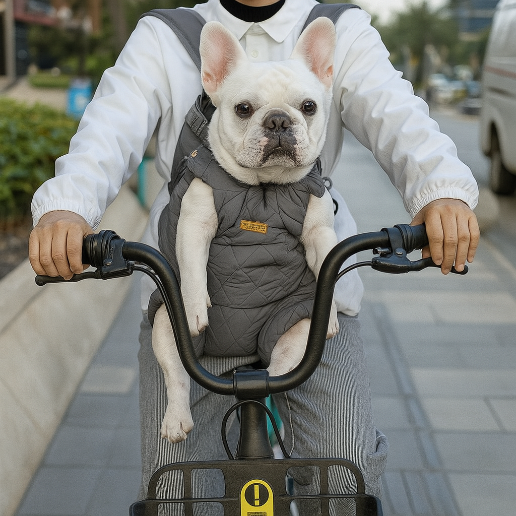French Bulldog Travel Pet Backpack for Flat-Face Breeds-fadou