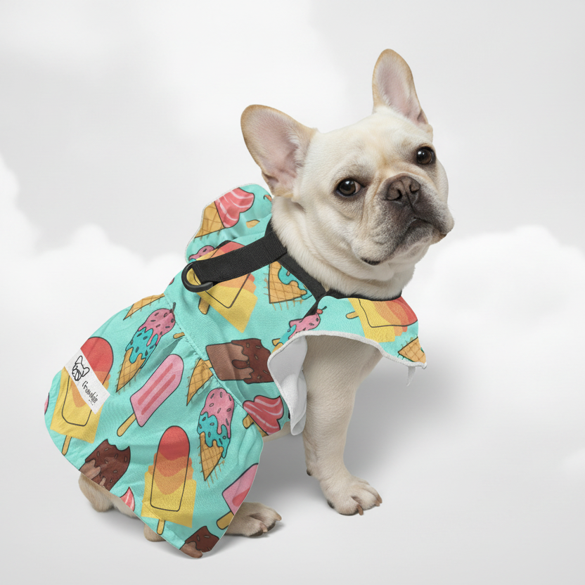 Chérie French Bulldog Cute Dress for Brachycephalic Dogs-fadou