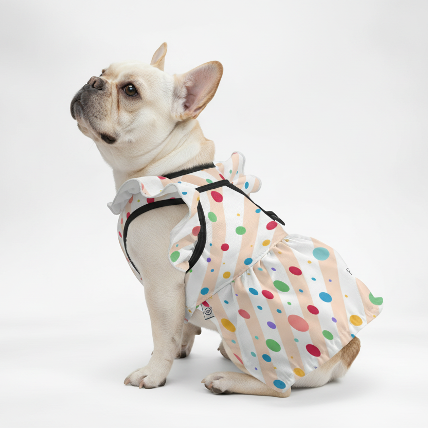 Zeoy - French Bulldog Dresses for Females for Outdoor Adventures-fadou