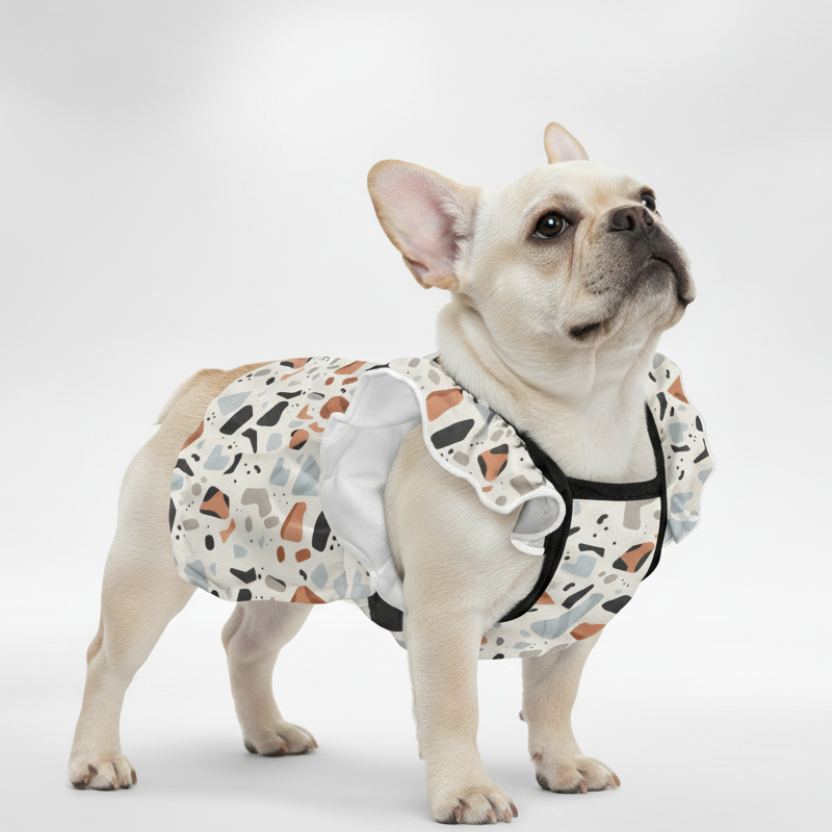 Tilly French Bulldog Summer Dress for Brachycephalic Dogs-fadou