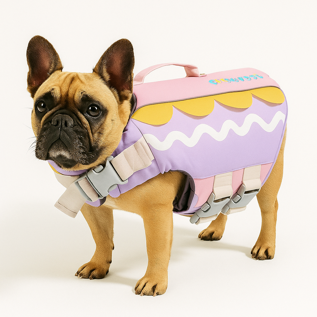 French Bulldog Anti-Choke Winter Jacket for Stocky Dogs-fadou