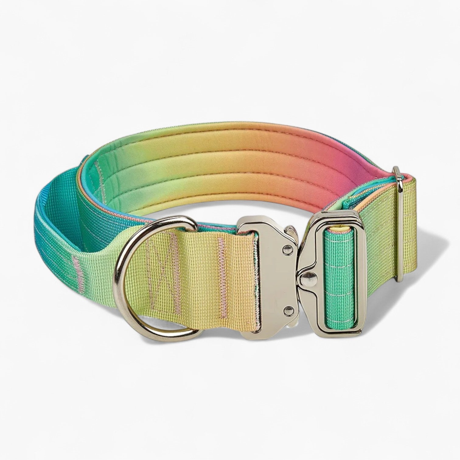 French Bulldog Tactical Adjustable Collar for Brachycephalic Dogs-fadou