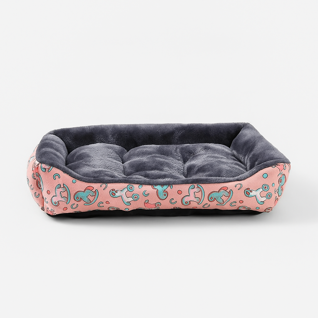 Furvana French Bulldog Cozy Sofa Bed for Travel Comfort-fadou