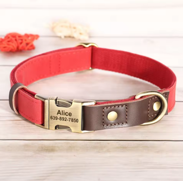 Personalized Adjustable Adjustable Collar for Flat-Face Breeds-fadou