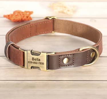 Personalized Adjustable Adjustable Collar for Flat-Face Breeds-fadou