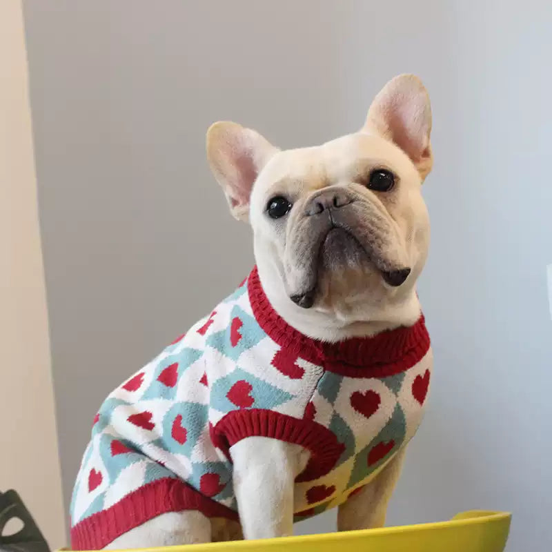 French Bulldog Soft Pet Sweatshirt for Short-Nosed Dogs-fadou