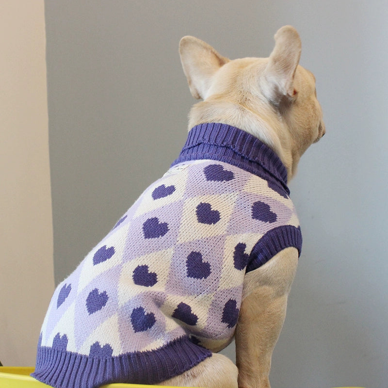 French Bulldog Soft Pet Sweatshirt for Short-Nosed Dogs-fadou