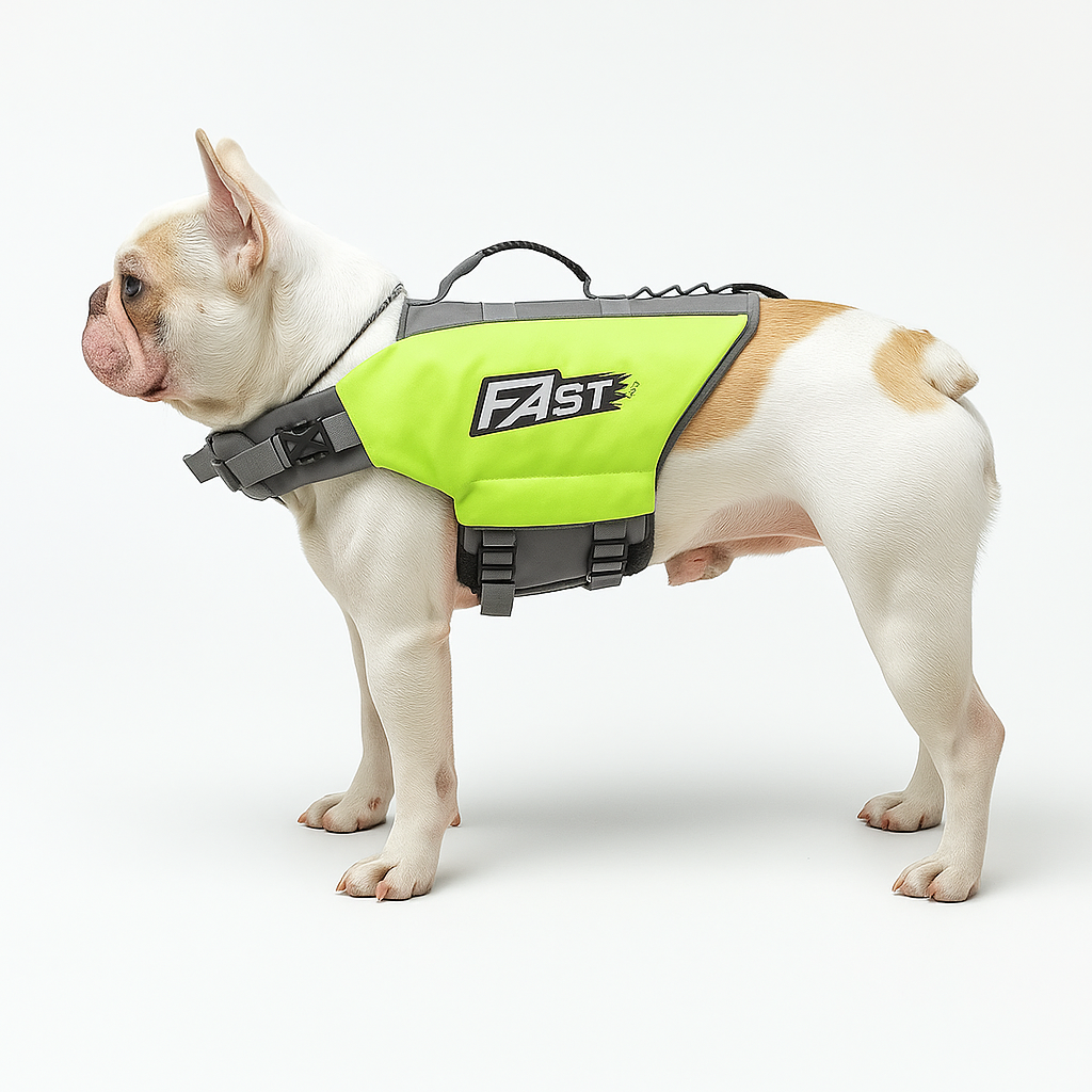 French Bulldog Adjustable Warm Outerwear for Stocky Dogs-fadou