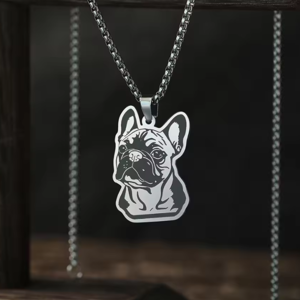 Pawgold French Bulldog Custom ID Tag for Training Sessions-fadou