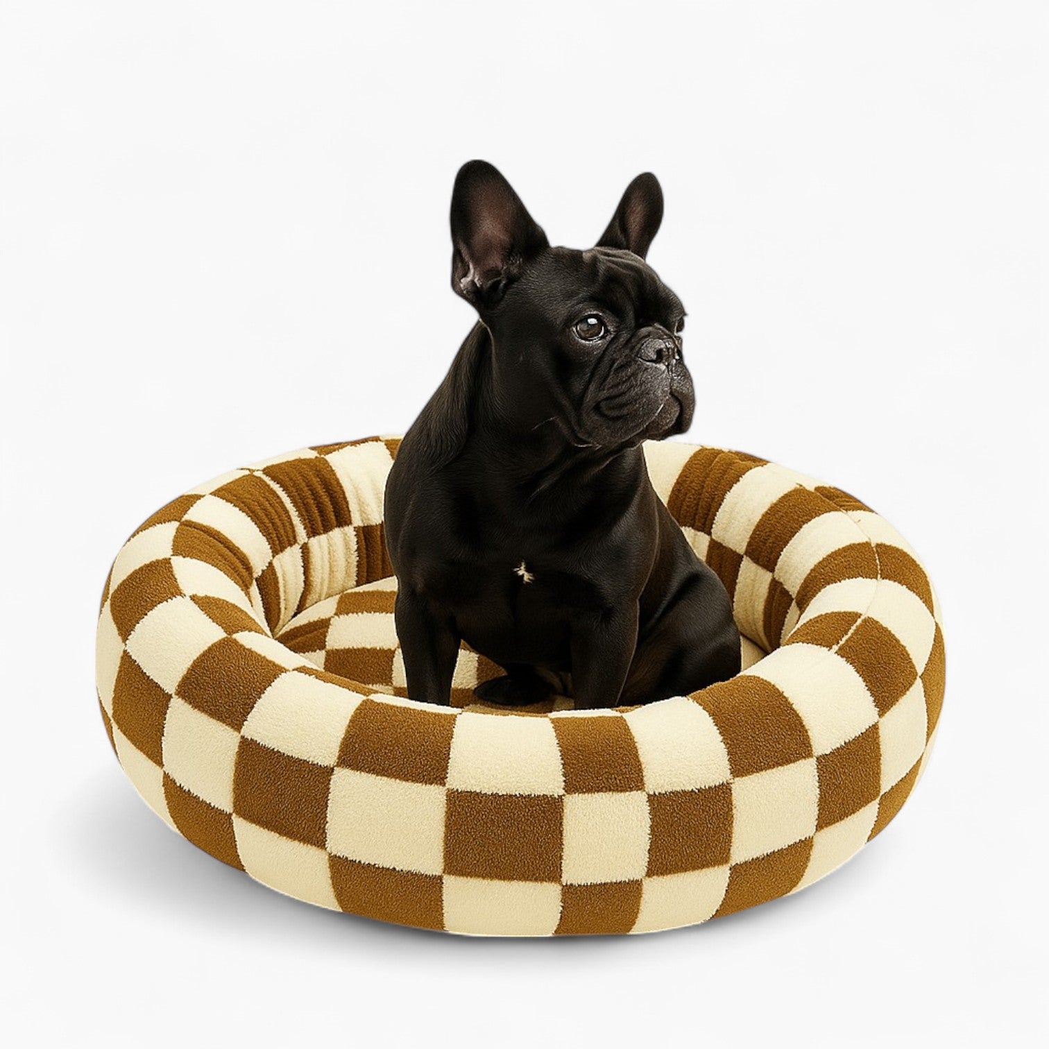 French Bulldog Plush Cozy Sofa Bed for Training Sessions-fadou