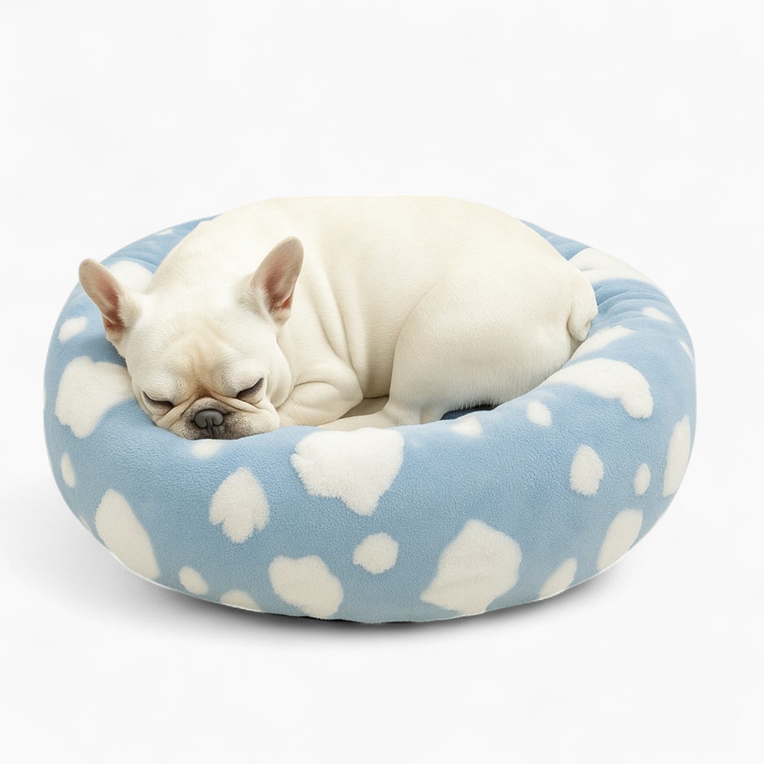 French Bulldog Plush Cozy Sofa Bed for Training Sessions-fadou
