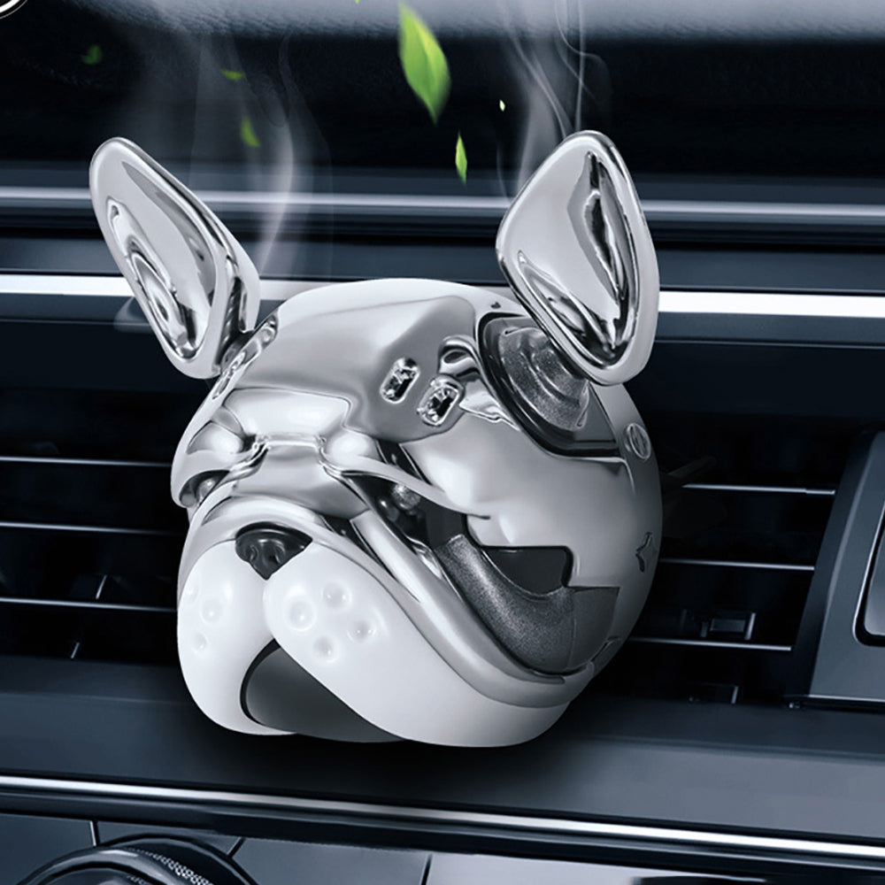 French Bulldog Shaped Car Air Freshener for Flat-Face Breeds-fadou
