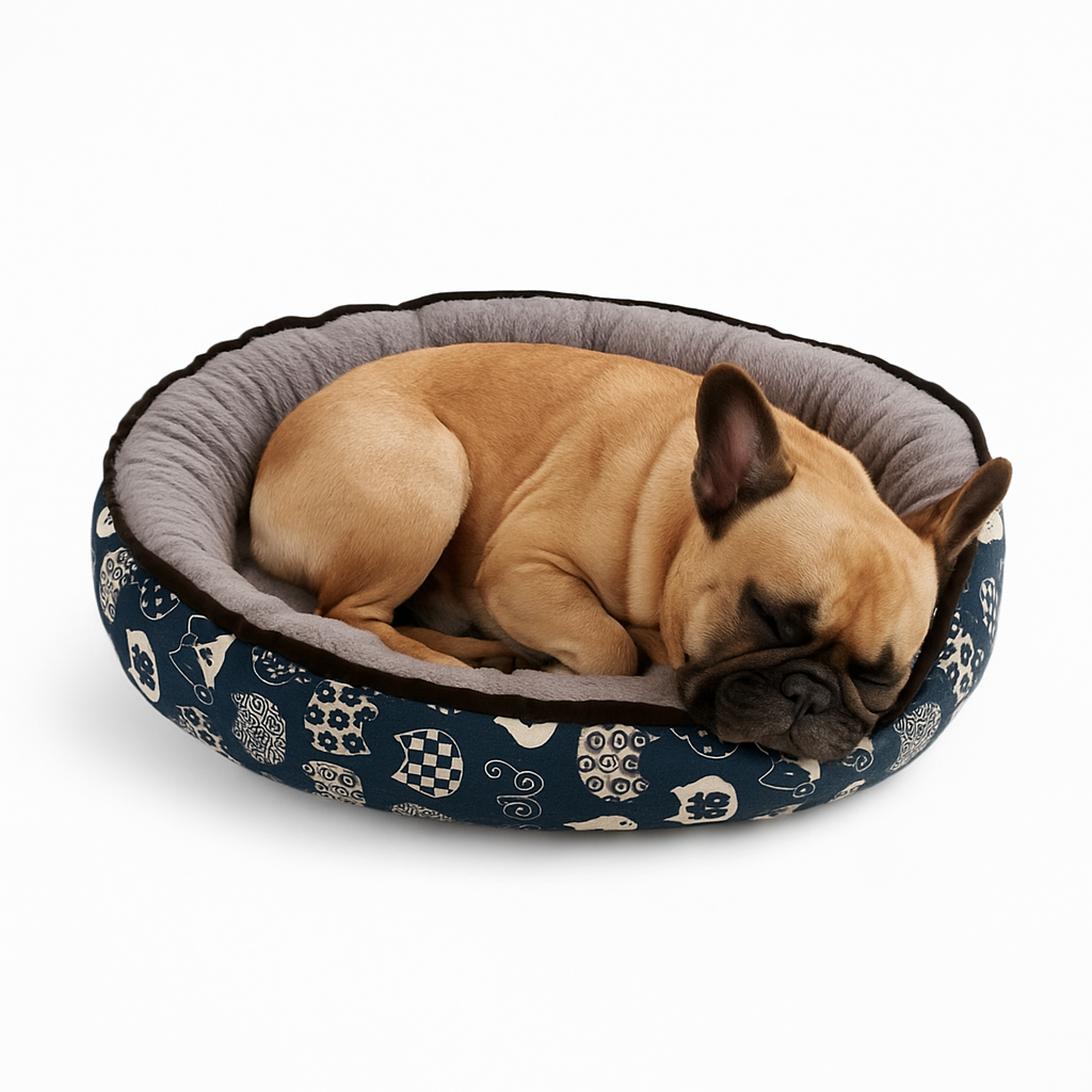 French Bulldog Warm Cozy Sofa Bed for Training Sessions-fadou