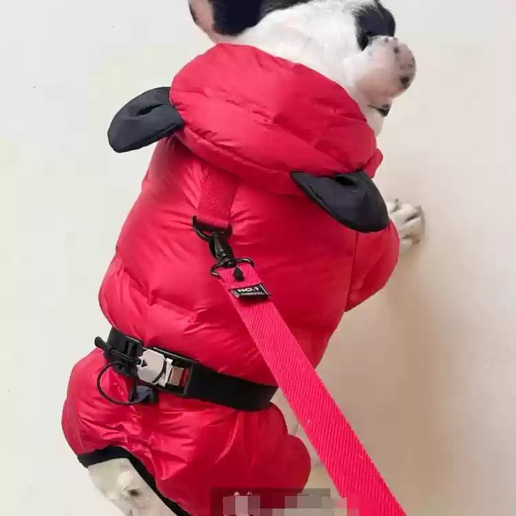 French Bulldog Warm Festive Costume for French Bulldogs-fadou