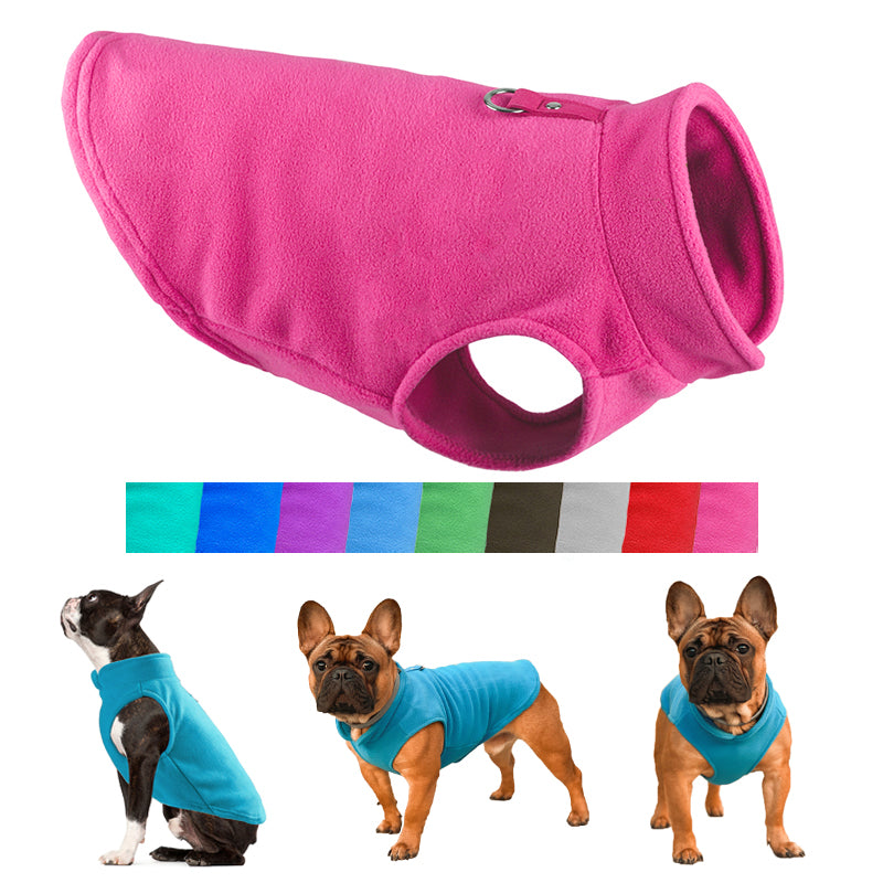 French Bulldog Fleece Warm Knitwear for Training Sessions-fadou