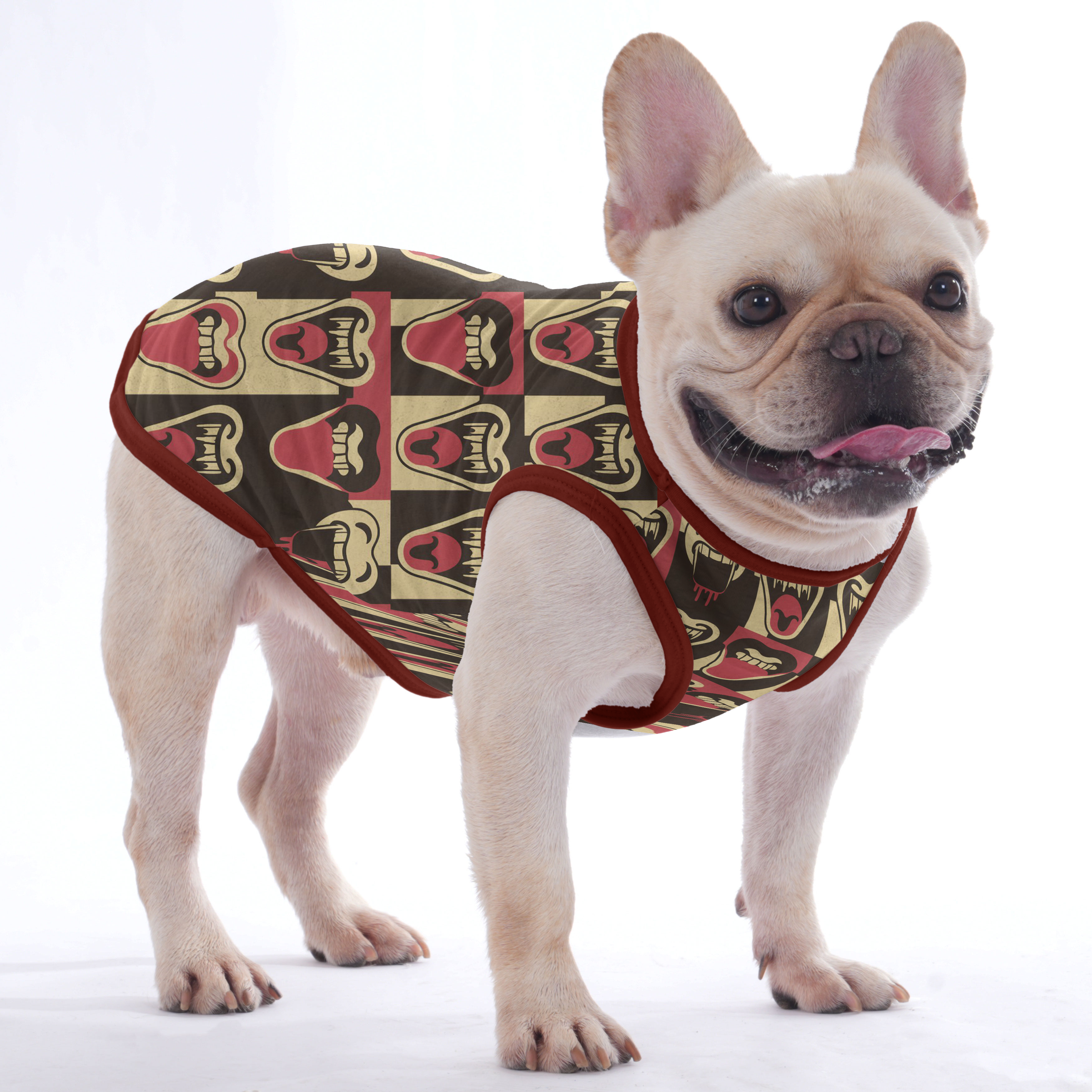 Hunter French Bulldog Cotton Tee for Outdoor Adventures-fadou