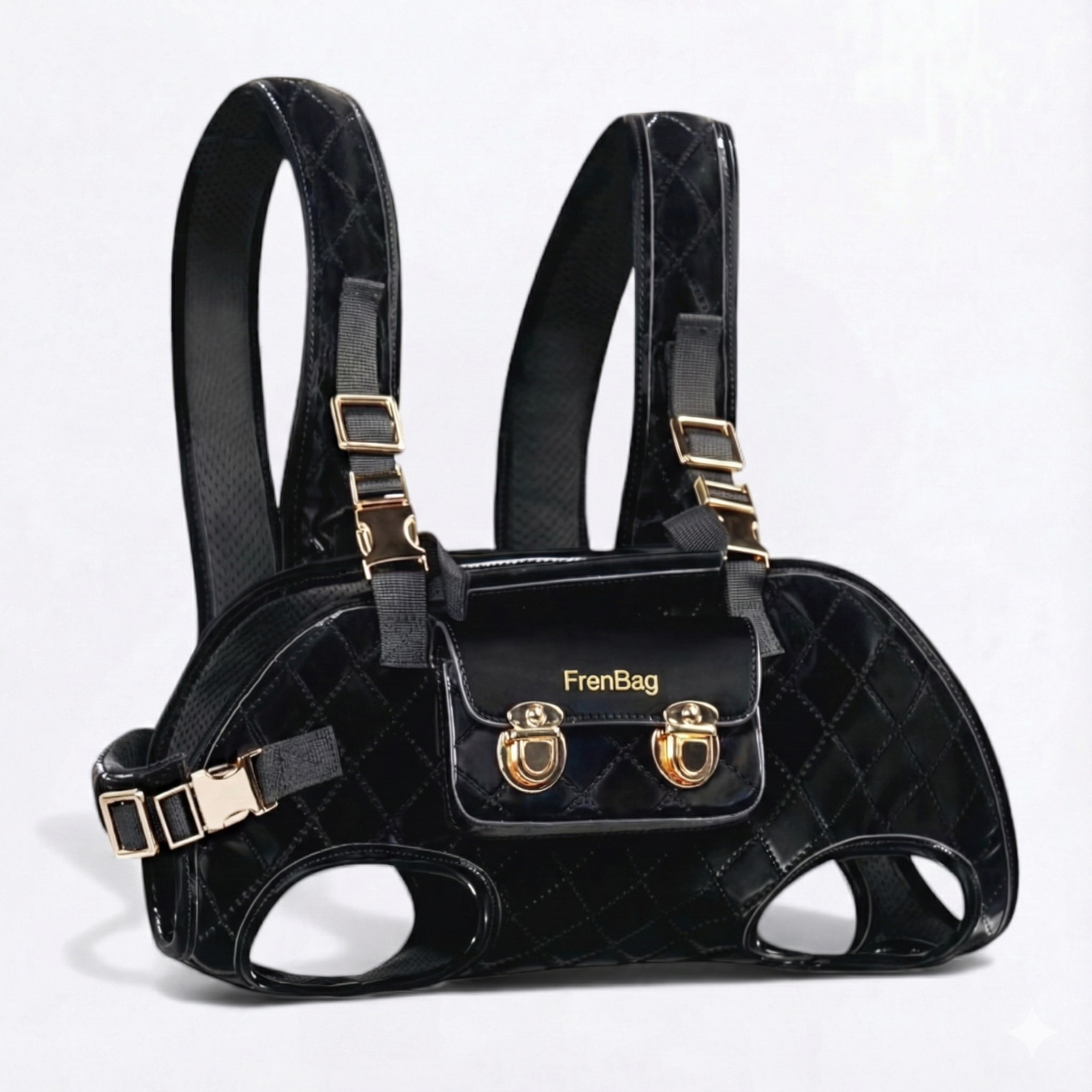 French Bulldog Breathable Travel Sling for Training Sessions-fadou