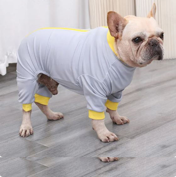 French Bulldog Warm Sleepwear Pajamas for Dog Moms & Dads-fadou