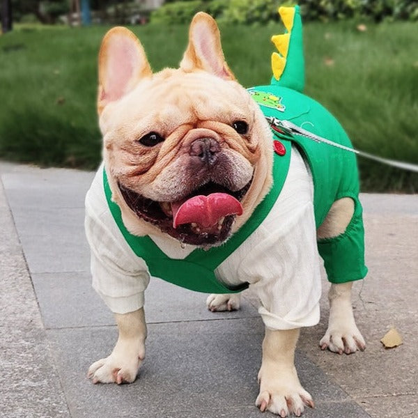 Green French Bulldog Pet Product for Brachycephalic Dogs-fadou