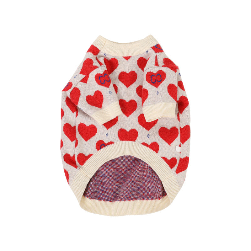French Bulldog Winter Warm Knitwear for Flat-Face Breeds-fadou