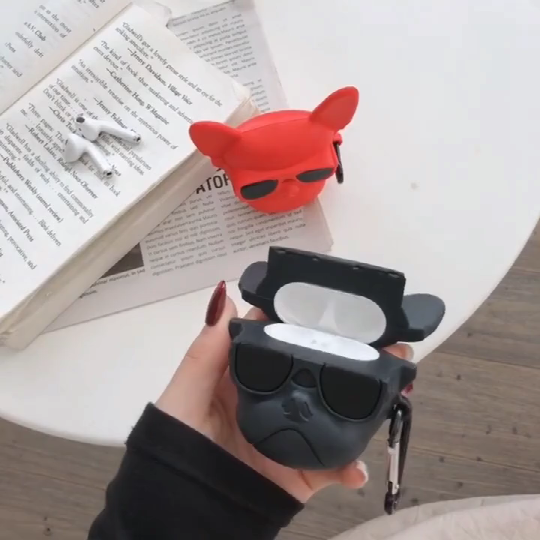 French Bulldog AirPod Cases for Travel Comfort and Safety-fadou