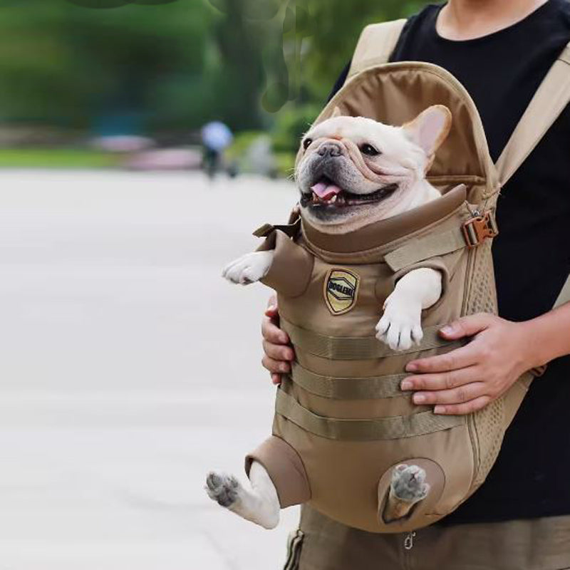 French Bulldog Breathable Dog Transport for Cozy Nights-fadou
