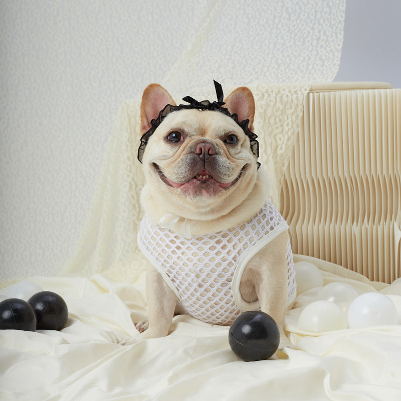 French Bulldog Summer Clothes – Thin Hollow Mesh for Dog Lovers and-fadou