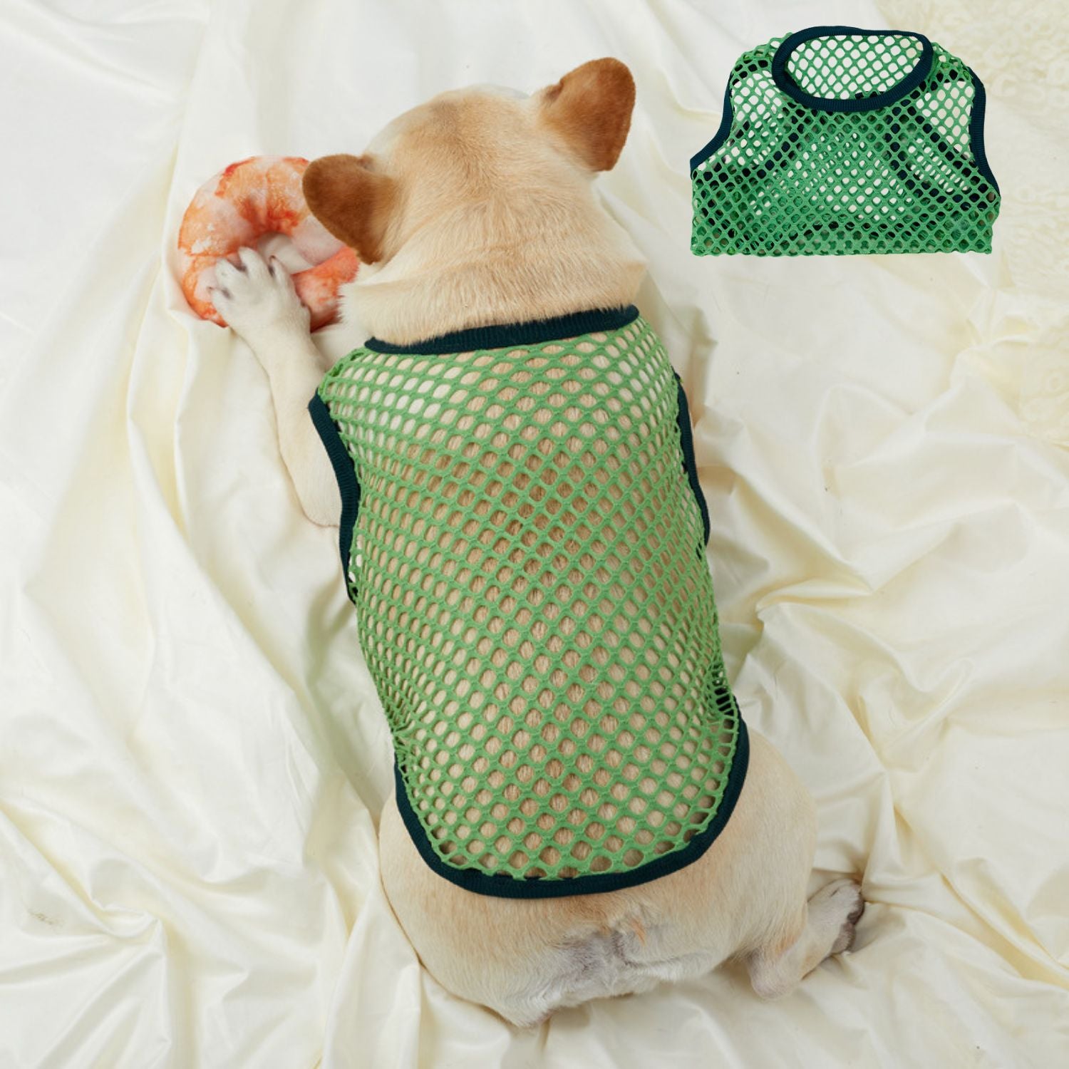French Bulldog Summer Clothes – Thin Hollow Mesh for Dog Lovers and-fadou