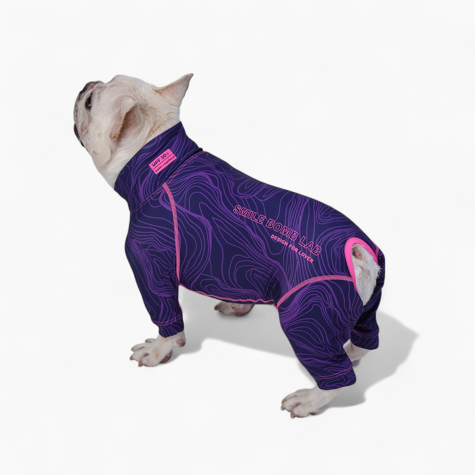 French Bulldog Breathable Dog Pajamas for Flat-Face Breeds-fadou