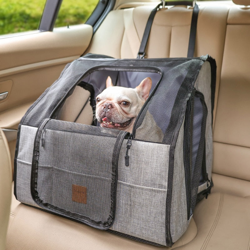 French Bulldog Safe Car Seat Cover for Training Sessions-fadou