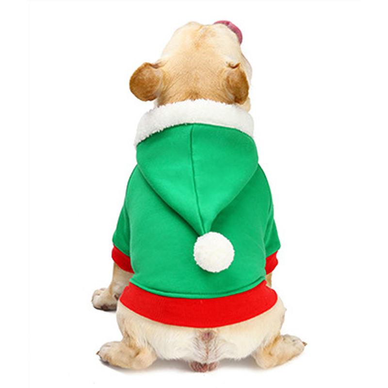 French Bulldog Christmas Party Outfit for Travel Comfort-fadou