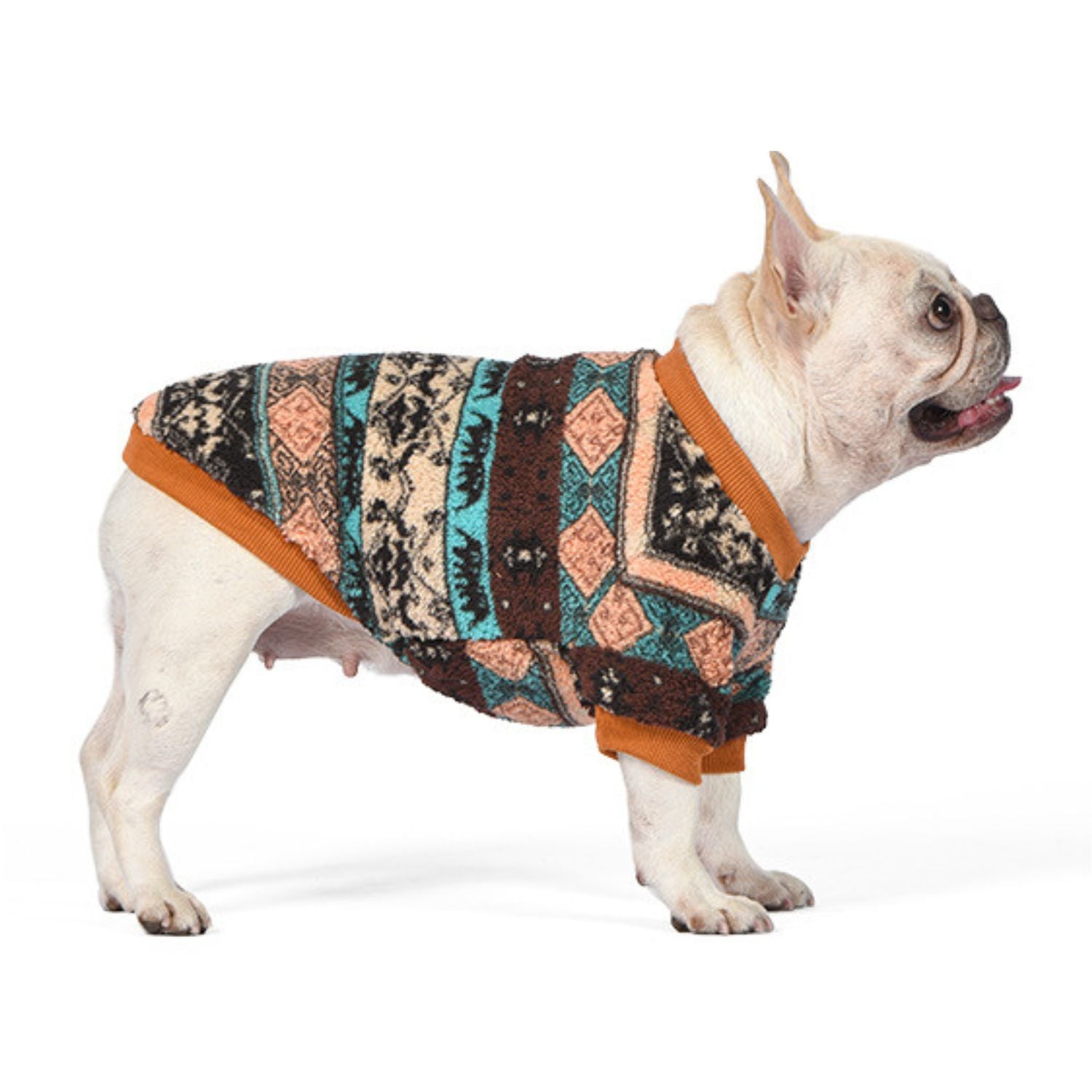 French Bulldog Cozy Warm Knitwear for Outdoor Adventures-fadou