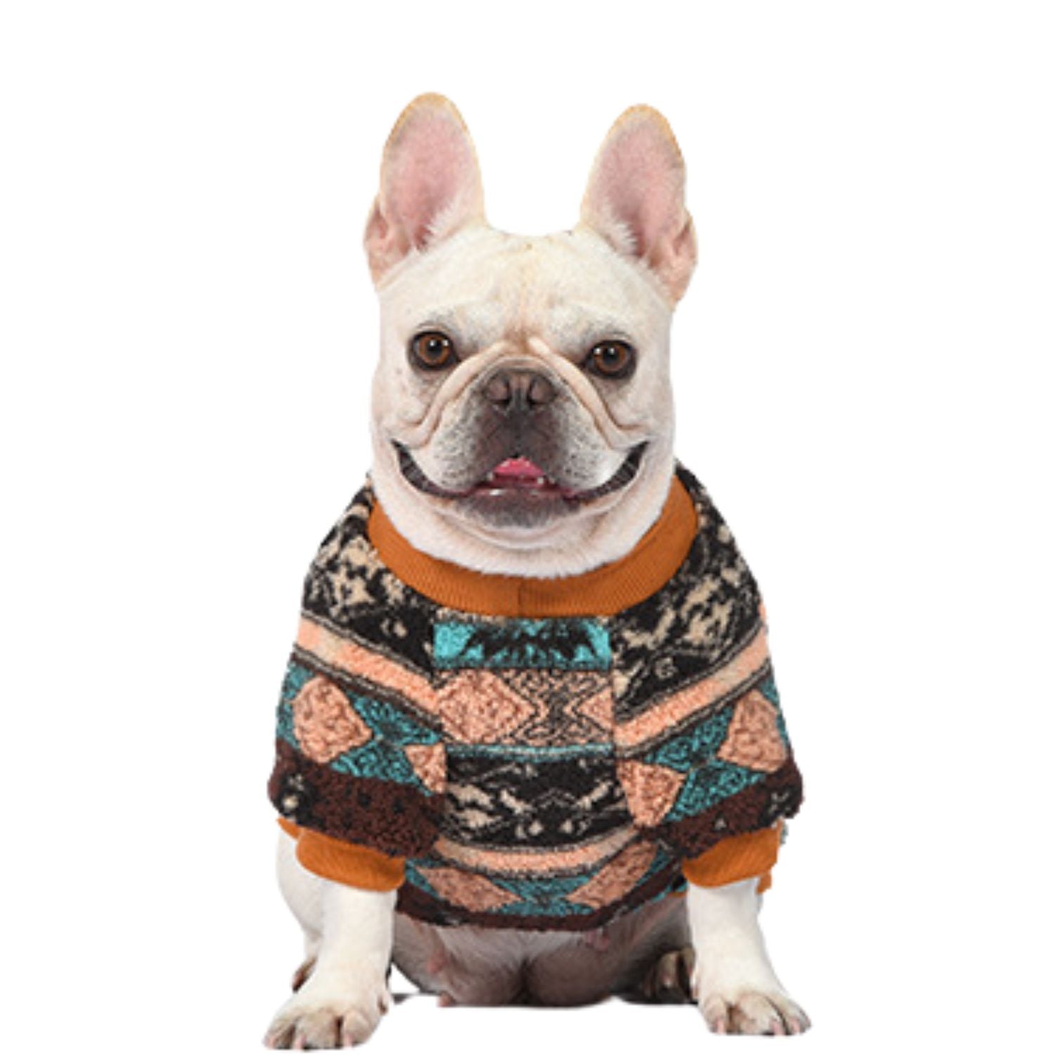 French Bulldog Cozy Warm Knitwear for Outdoor Adventures-fadou