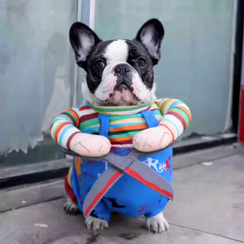 Dog Halloween Halloween Cosplay for Brachycephalic Dogs-fadou