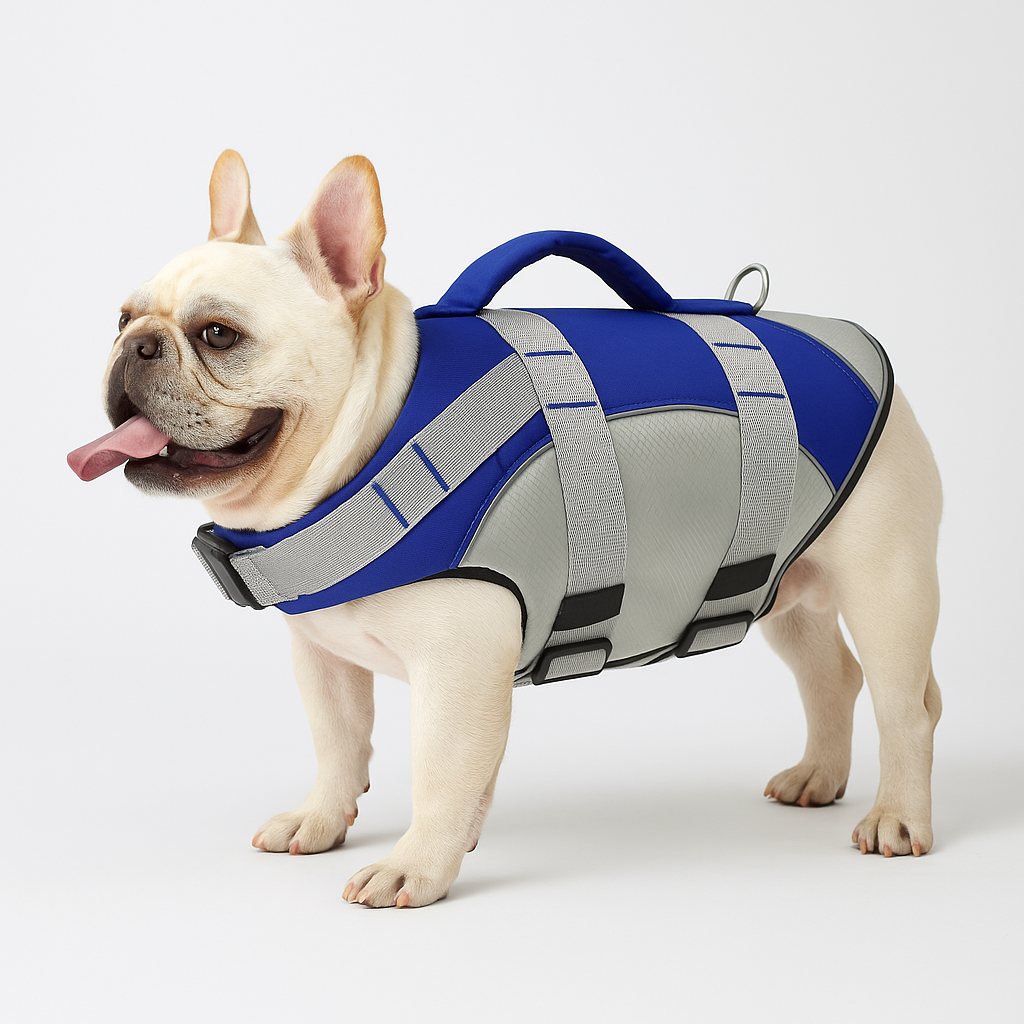 French Bulldog Adjustable Pet Jacket for Flat-Face Breeds-fadou