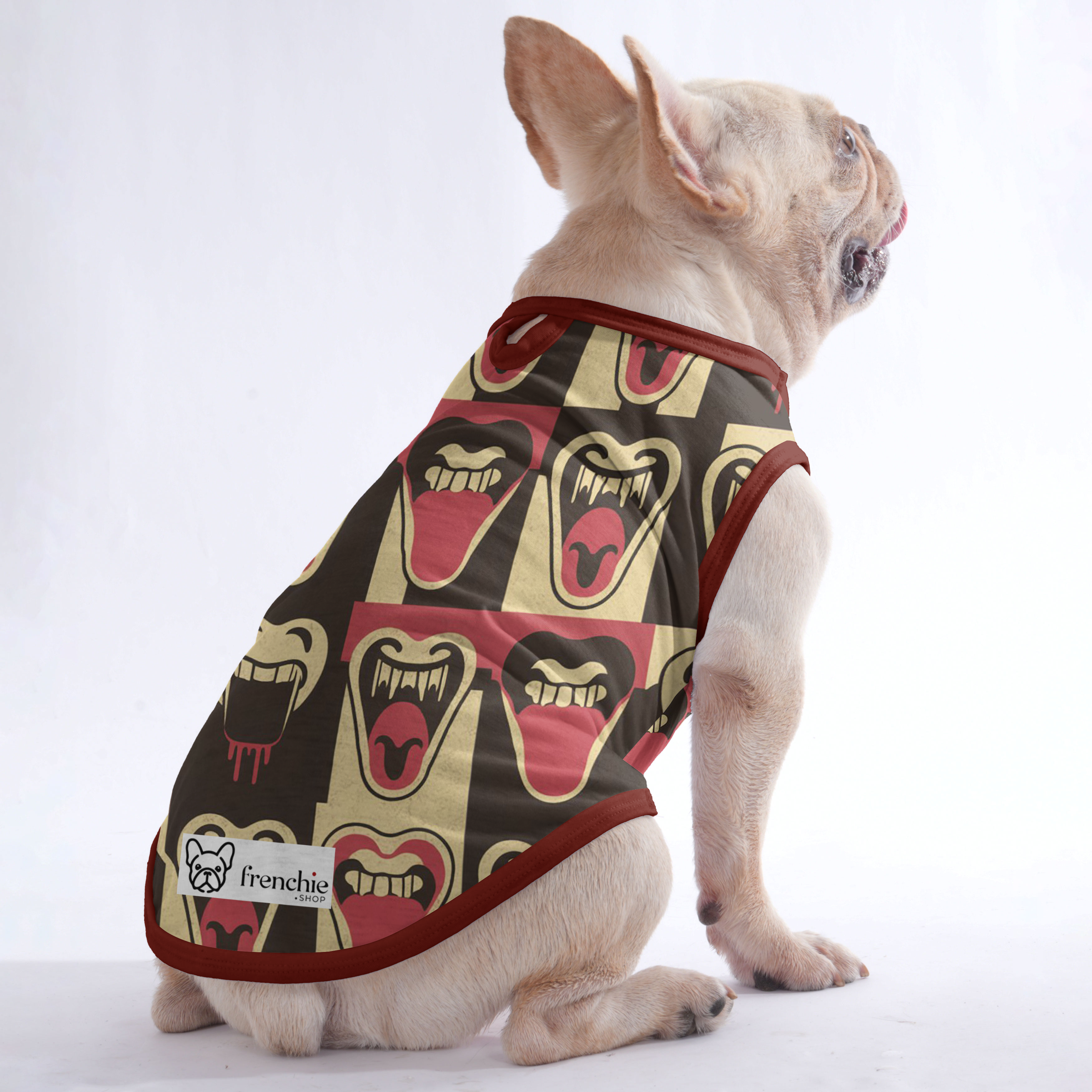 Hunter French Bulldog Cotton Tee for Outdoor Adventures-fadou