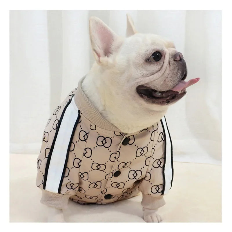 French Bulldog Winter Warm Outerwear for Brachycephalic Dogs-fadou