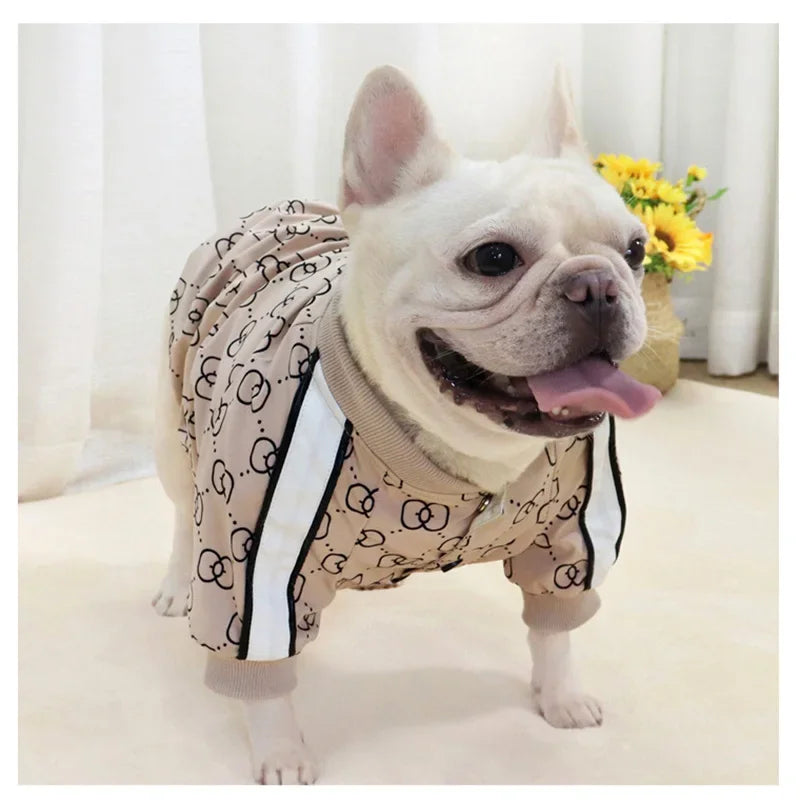 French Bulldog Winter Warm Outerwear for Brachycephalic Dogs-fadou