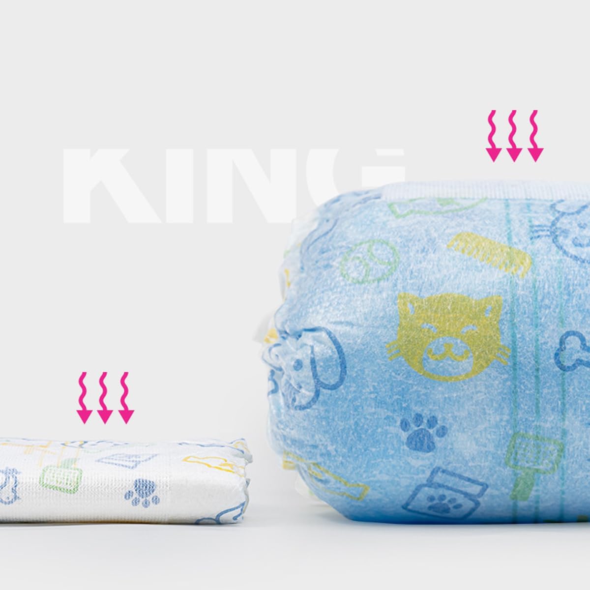 French Bulldog Absorbent Underwear for Training Sessions-fadou