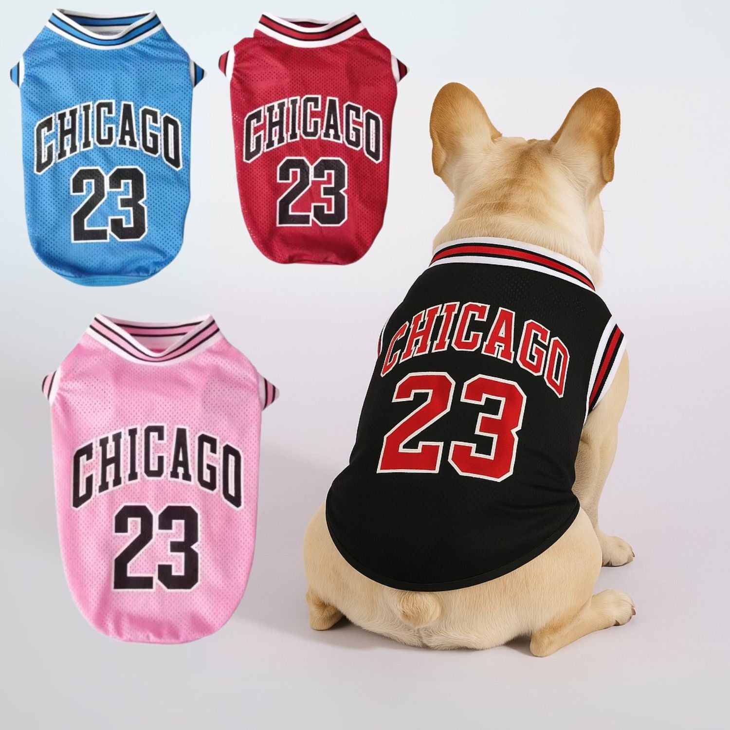 Summer Breathable Dog Lover Tee for Frenchie Enthusiasts-fadou