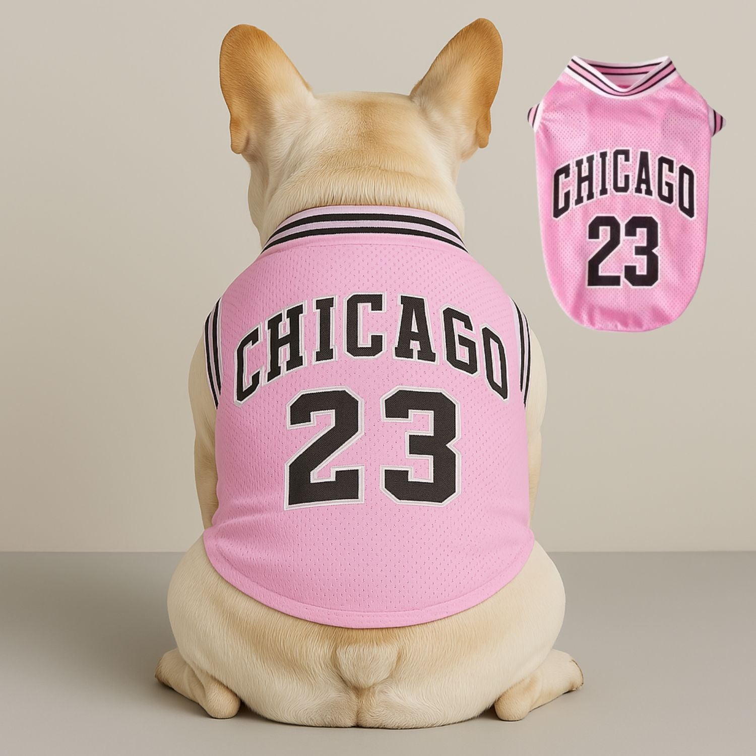 Summer Breathable Dog Lover Tee for Frenchie Enthusiasts-fadou