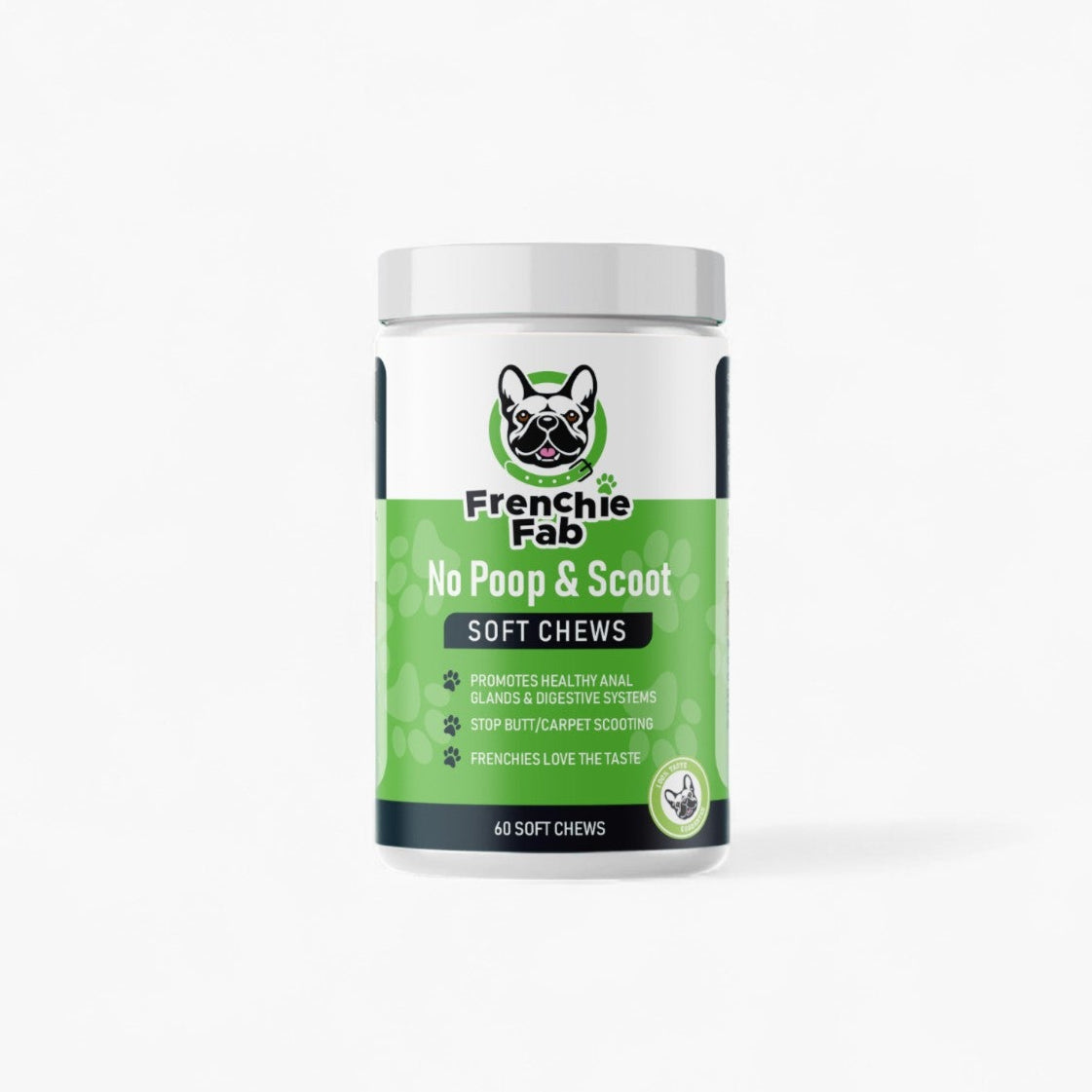 Frenchie No Poop Scoot Soft Chews – Anal Gland for French Bulldogs-fadou