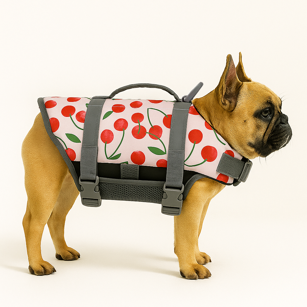 French Bulldog Reflective Winter Jacket for French Bulldogs-fadou