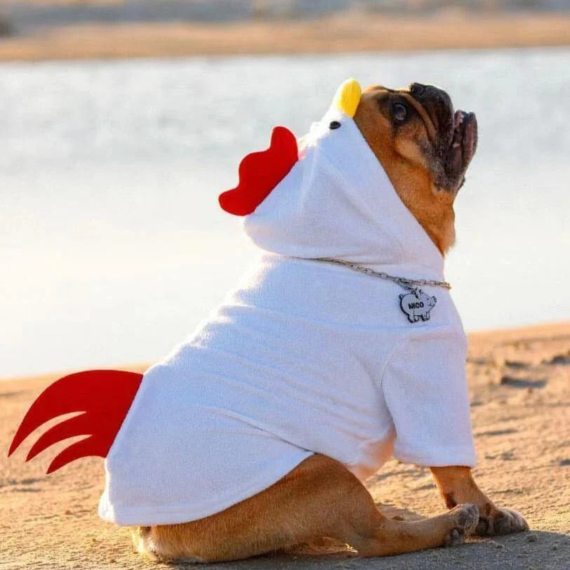 ChickRuff Halloween Cozy Hoodie for Brachycephalic Dogs-fadou
